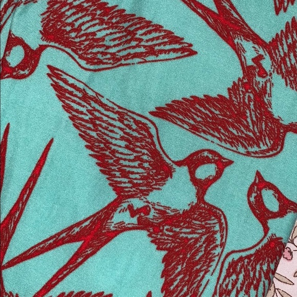 LulaRoe Scissor Sparrow Legging Major ๐ฆ OS NWOT - Picture 7 of 8